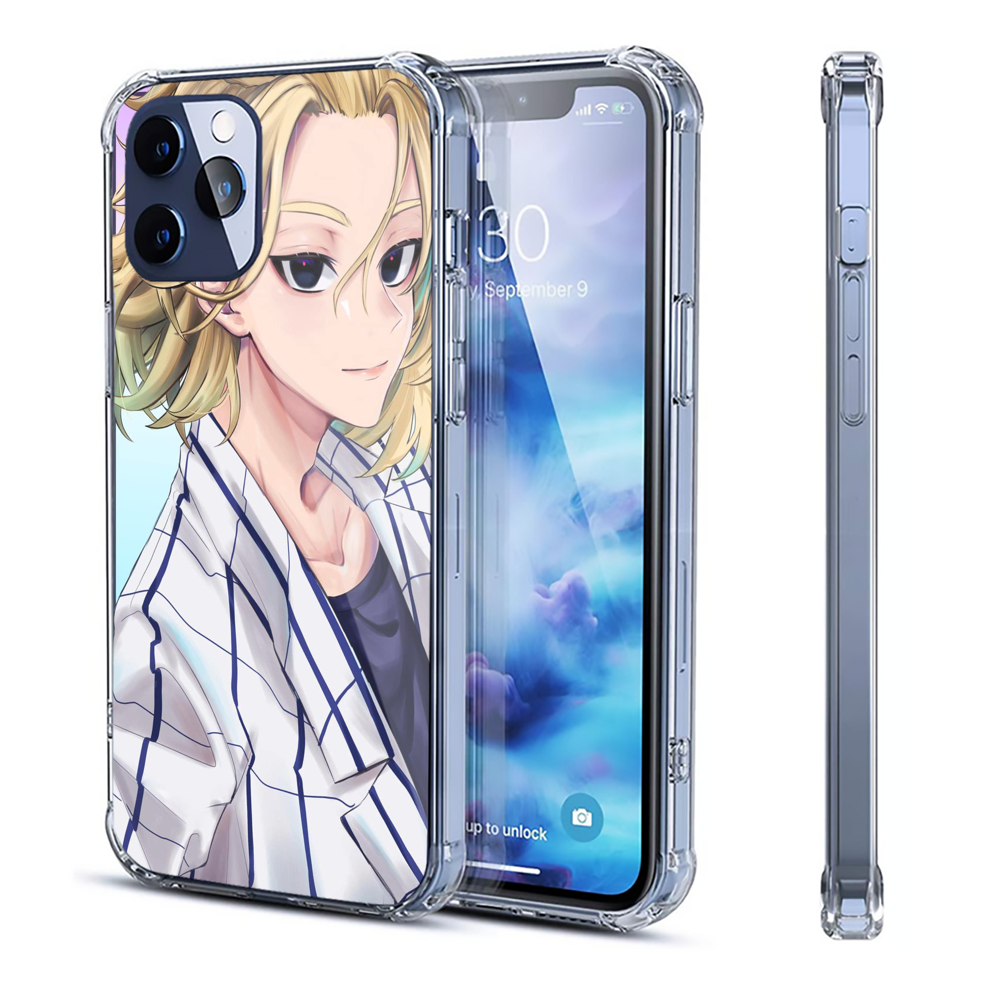 （画像用） 東京リベンジャーズ Tokyo Revengers 【iPhone 12シリーズ対応】透明スマホケース（クリアソフトケース）